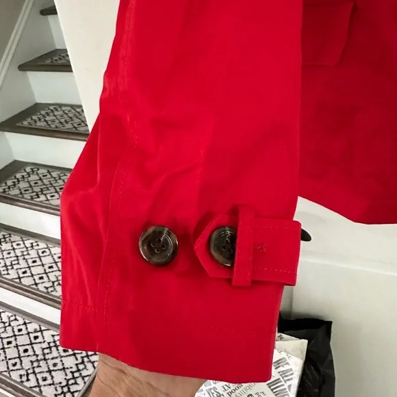 Lands End Peacoat Rain Coat Jacket XL - Picture 3 of 6